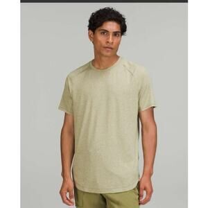 Lululemon‎ Drysense Training Short Sleeve Shirt Heathered Bronze Green SZ M